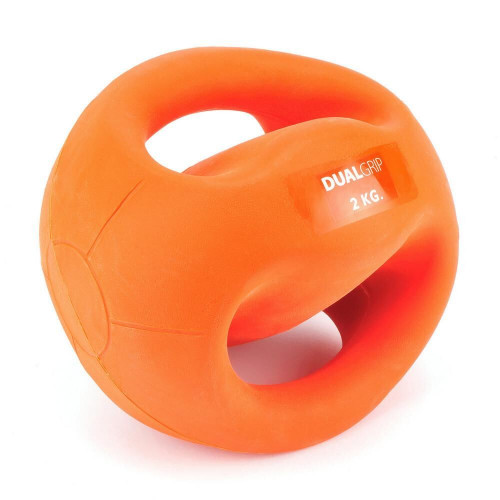 Médecine ball à poignées de 2 kg