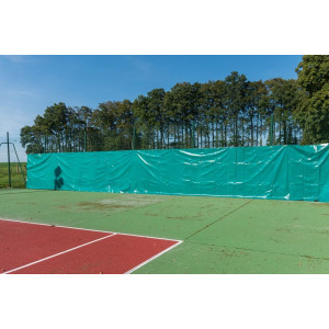 BACHE DE FOND DE COURT - TERRAIN EXTERIEUR VERTE - 16M X 2.06M / 18M X 2.06M