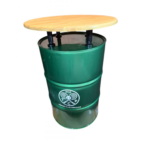 Baril 220 L mange-debout personnalisé - made in France