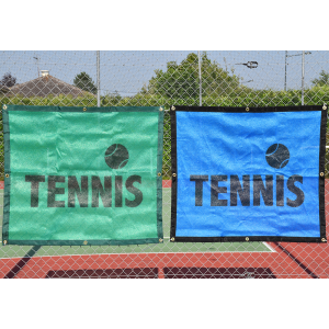 Brise-vue personnalisable -  vert ou bleu - 18m x 2m