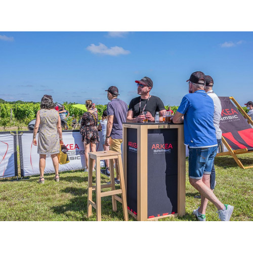 Mange debout en bois avec impression personnalisée