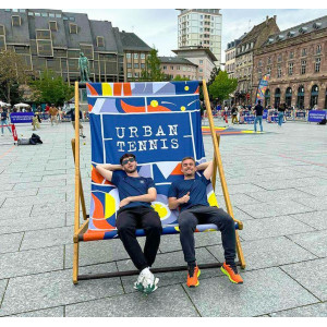 Transat Géant en bois avec impression personnalisée