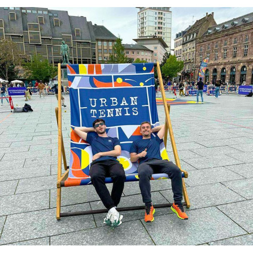 Transat Géant en bois avec impression personnalisée