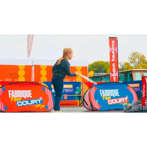 HORIZONTAL A-FRAME 2m avec impression personnalisée