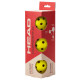 Lot de 3 balles de pickleball - Championship 40 trous