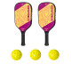 Pack de pickleball Flash Core - 2 raquettes + 3 balles