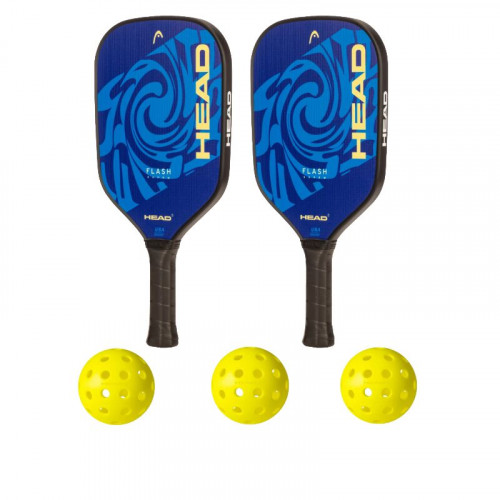 Pack de pickleball Flash SUPRM - 2 raquettes + 3 balles
