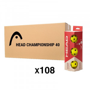 Lot de 108 balles de pickleball - Championship 40 trous