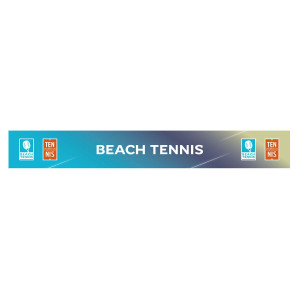 Filet Brise Vent impression Beach Tennis