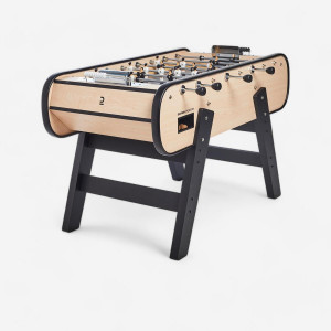 Babyfoot d'intérieur en bois - BF 500 terrain gris