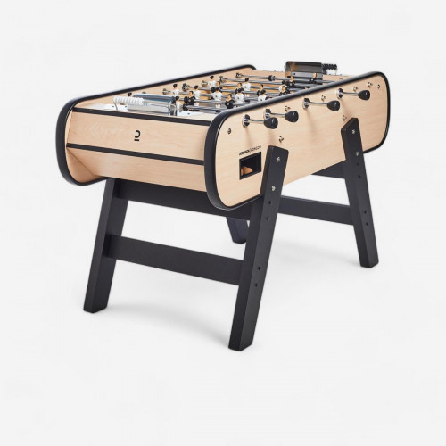 Babyfoot d'intérieur en bois - BF 500 terrain gris