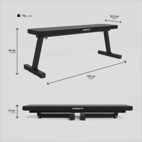 Banc de musculation pliable - bench 100