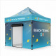 Tente 3x3m, toit avec impression Beach Tennis