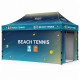 Tente 6x3m, impression Beach Tennis