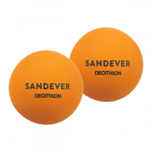 Balle loisirs Beach Tennis BTB 100 X2 ORANGE