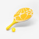 Set raquettes Beach Tennis WOODY RACKET OCRE