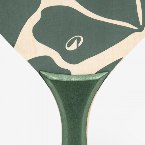 Set raquettes Beach Tennis WOODY RACKET VERT