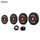 PACK BUMPER PLATES 100KG - Disques Olympiques 50mm - 4 Paires (5, 10, 15, 20 kg)