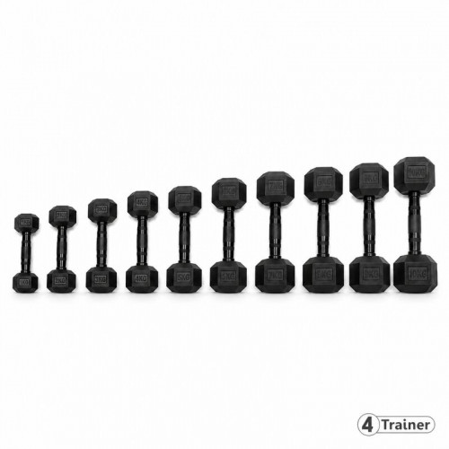 PACK HALTÈRES - 1 à 10KG - 10 Paires (1, 2, 3, 4, 5, 6, 7, 8, 9, 10kg)  - 4TRAINER