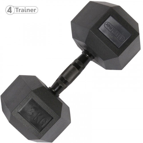 PACK HALTÈRES - 1 à 10KG avec Rack - 6 Paires (1, 3, 5, 7, 9, 10kg)  - 4TRAINER