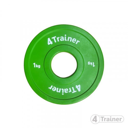 PACK BUMPER PLATES 200KG - Disques Olympiques 50mm - (1, 2x2, 5x2, 10, 15x2, 20, 25) + Clips Offerts - 4TRAINER