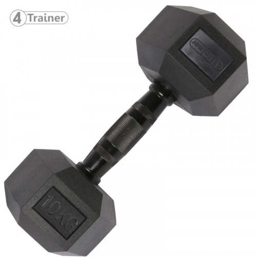 PACK HALTÈRES - 1 à 10KG avec Rack - 6 Paires (1, 3, 5, 7, 9, 10kg)  - 4TRAINER