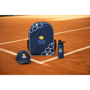 LOT GALAXIE TENNIS SAC A DOS CASQUETTE GOURDE