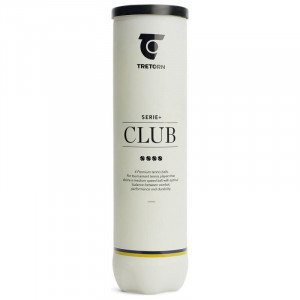Tube de 4 Balles Tretorn Serie+ Club