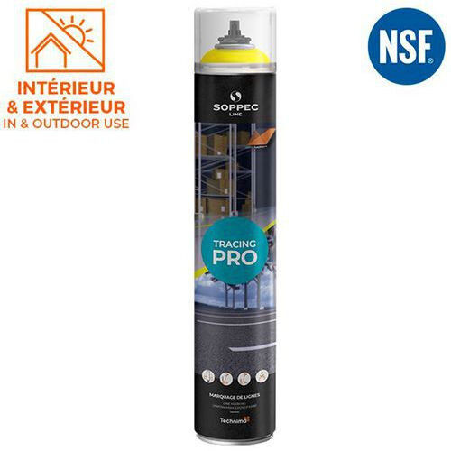 Marquage Durable aérosols Soppec Tracing Pro 750 ml BLEU