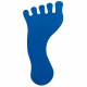 Marquage au sol pied - bleu