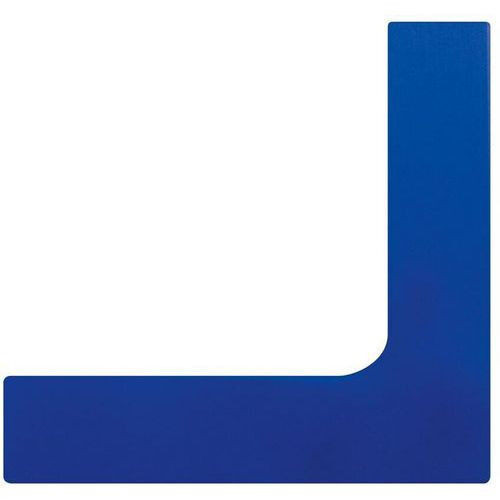 Marquage au sol angle - bleu