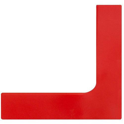 Marquage au sol angle - rouge