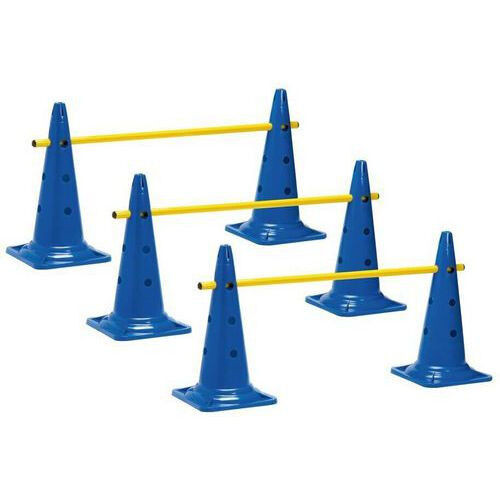 LOT 3 MINI-HAIES CONES 50cm HAUTEUR : 18-28-39 cm