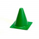 Cône de delimitation de terrain 18 cm pvc vert