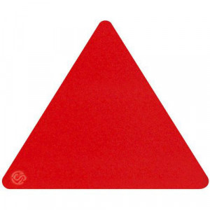 Marquage au sol triangle - rouge