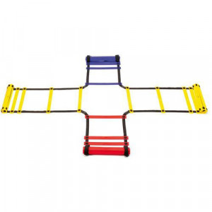Échelle d'entrainement Croix Longueur 4 m x 4m Largeur 47 cm