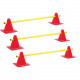LOT 3 MINI-HAIES CONES 18cm ECO REGLABLE HAUTEUR : 7-14 cm
