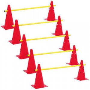 LOT 5 MINI-HAIES CONES 35cm ECO REGLABLE HAUTEUR