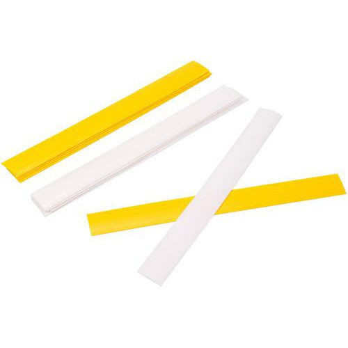 Lot de 10 Lot de 10 lattes souples de délimitation - Jaune/Blanc