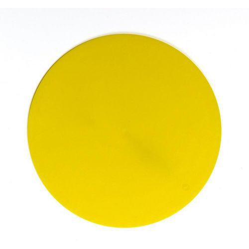 Plaque marquage au sol - jaune