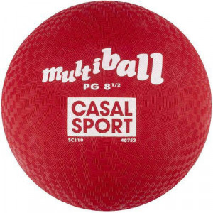 Ballon de Dodgeball et de balle au prisonnier 23 cm rouge