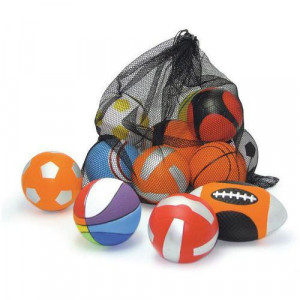 SET DE 12 BALLONS, DIA:10 CM