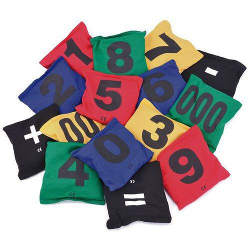 LOT DE 15 SACS A LANCER MULTICOLORES
