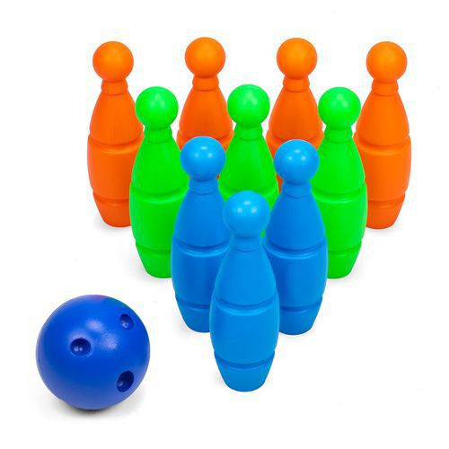 Lot de 10 QUILLES EN PVC DE 22cm