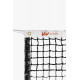 Filet tennis gamme premium - double maille 6 rangées avec nœuds logoté VWSPORTS