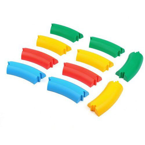 POUTRE DEMI-SPHERIQUE COURBE lot de 10 éléments