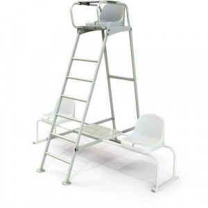 CHAISE D'ARBITRE TENNIS EN ACIER - INDOOR