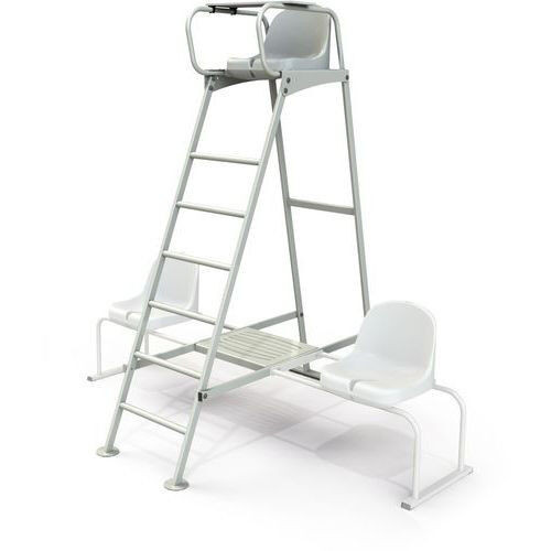 CHAISE D'ARBITRE TENNIS EN ACIER - INDOOR