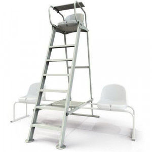 CHAISE D'ARBITRE TENNIS EN ALUMINIUM