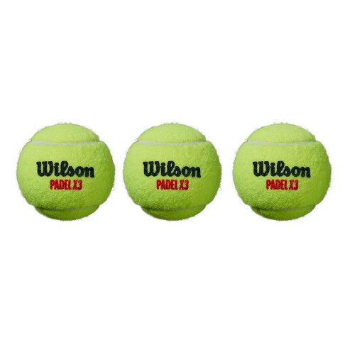 Tube de 3 balles Wilson Padel X3